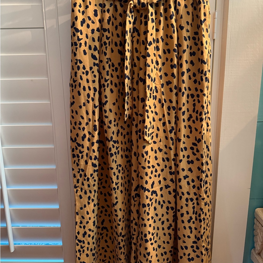 Lepunuo Leopard Print Flowy Pants